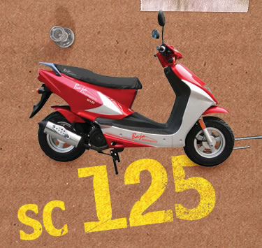 Baja Sun City 125 (SC125) 125cc Scooter Parts