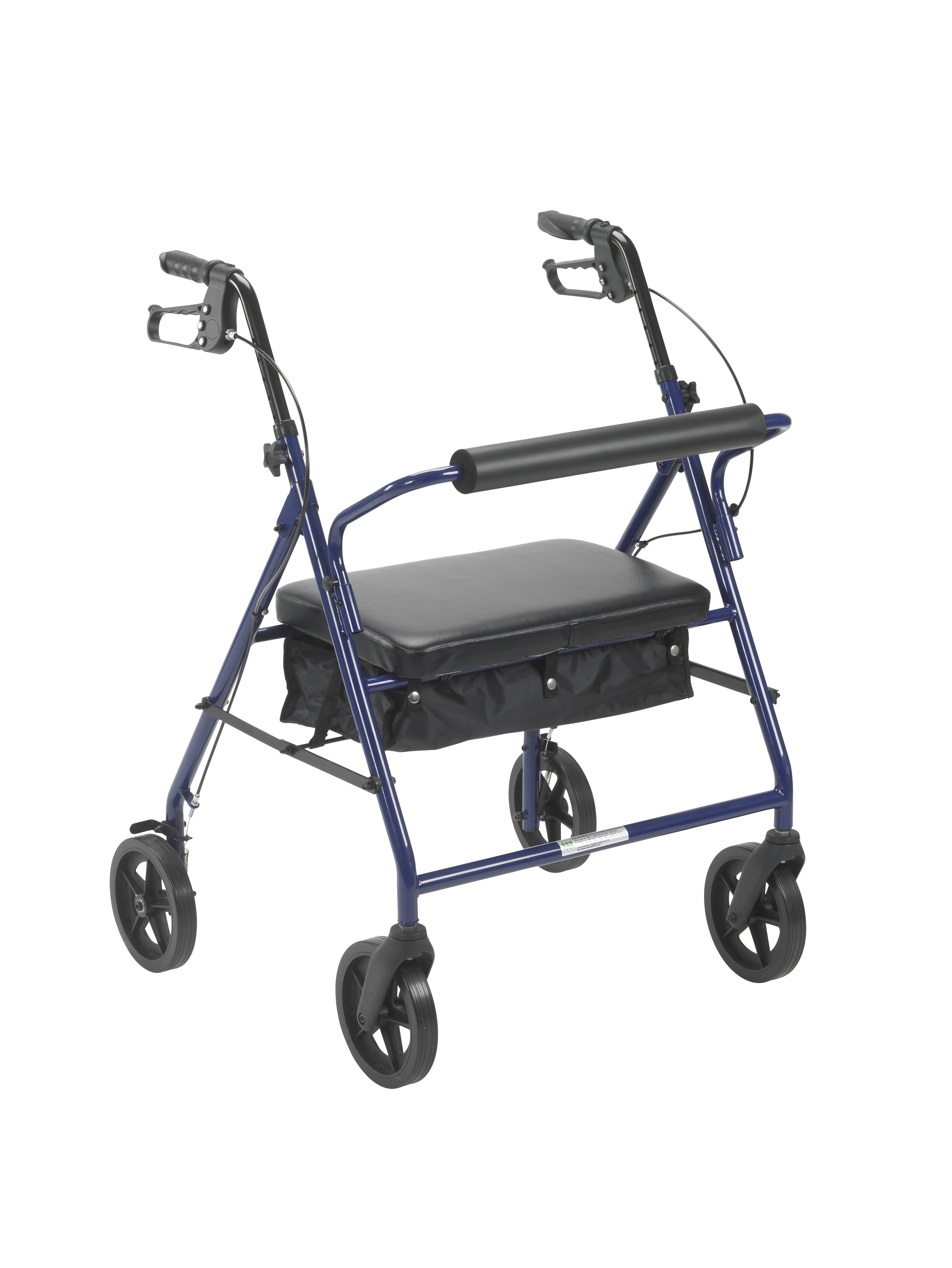 Drive Medical Bariatric Rollator with 8