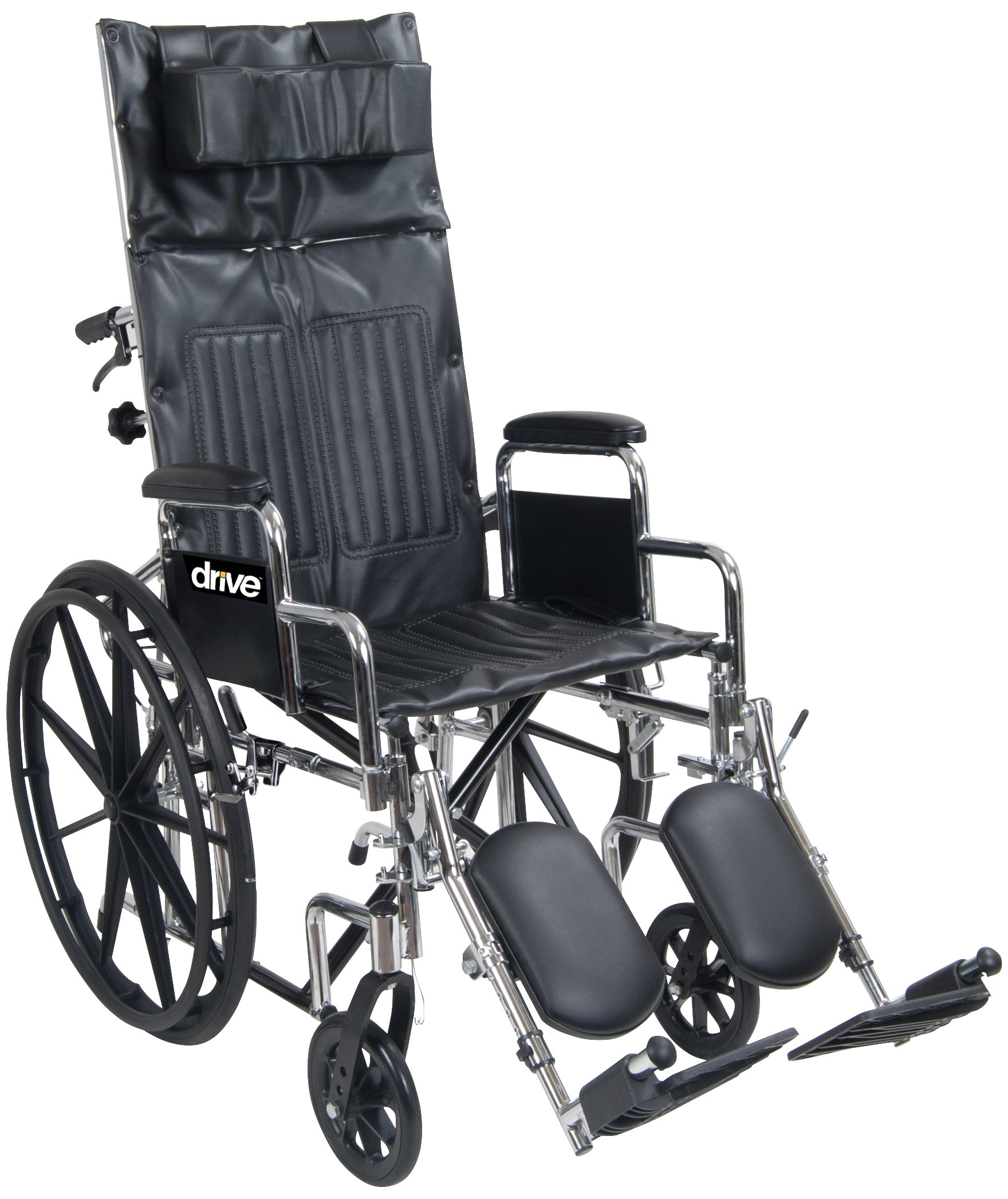 Drive Chrome Sport Full Reclining Wheelchair Parts