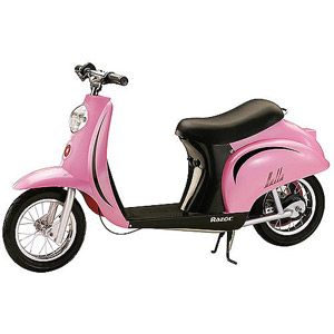 razor moped pink