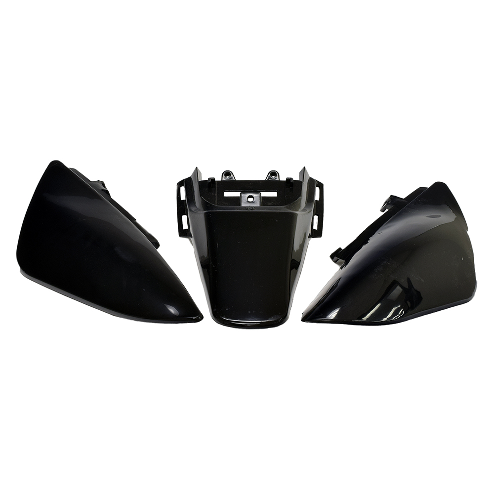 Black Rear Fender Set for 49cc, 50cc, & 70cc Dirt Bikes Coolster QG