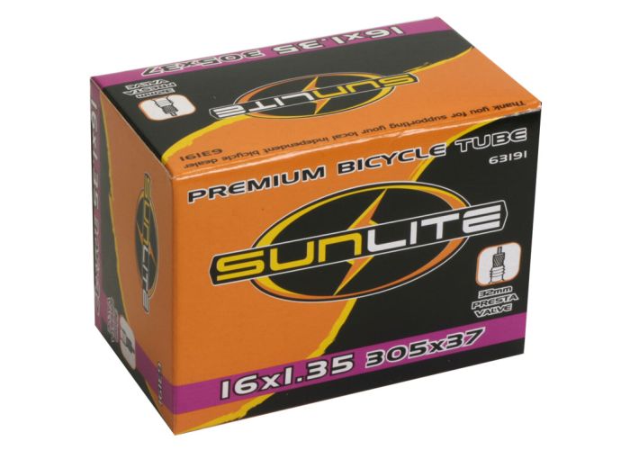 Sunlite Inner Tube 16 X 2.125 32mm Schrader Valve Stem for sale online 