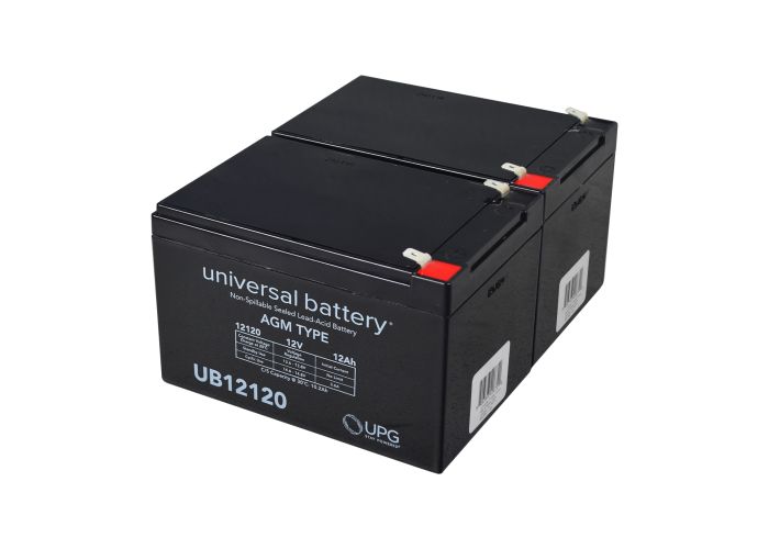 12 Ah 24 Volt UB12120 AGM Mobility Scooter Battery Pack