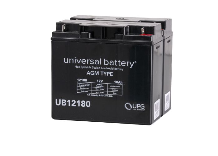 18 Ah (Half U1) 24 Volt AGM Mobility Scooter Battery Pack