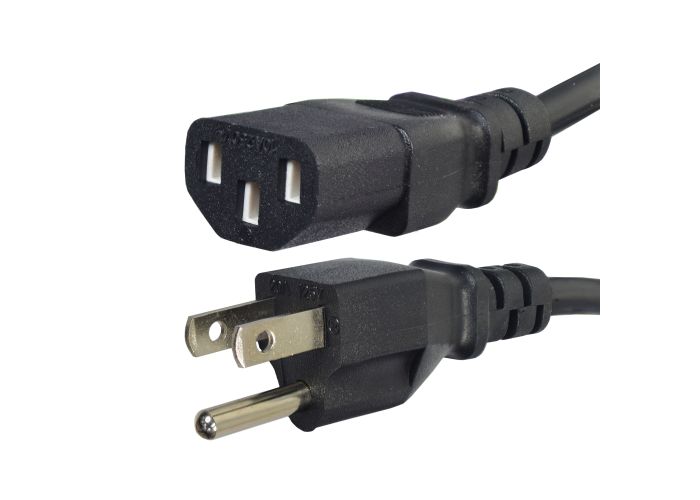 Battery Charger Power Cord (IEC C13) for Mobility Scooters and Power Chairs  - Monster Scooter Parts