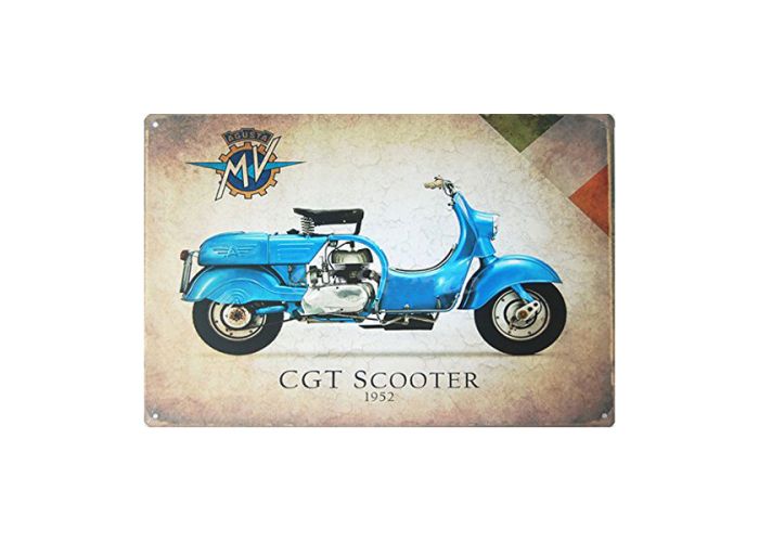 MV Agusta CGT SCOOTHER 1952 advert sign/ad RETRO METAL PLAQUE 