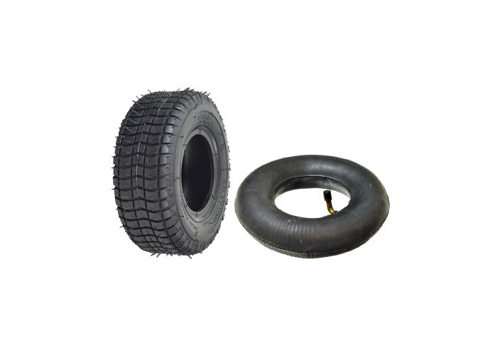 Pair 9 x 3.50-4 Tire and Tube 9 x 3.5-4 Scooter Go Kart ATV Powerchair 
