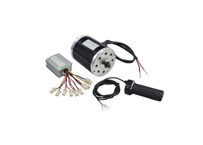 500 W 24 V DC electric motor kit w Reverse Control+Thumb Throttle+Key f Go-Kart 