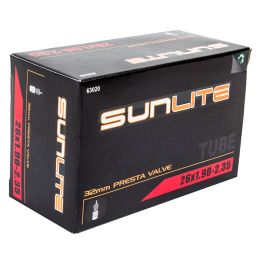 Sunlite Bicycle Thorn Resistant Inner Tube 26x1.90-2.35" Presta Valve 32mm 